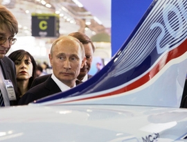 Путин понаблюдал за самолетами Путин понаблюдал за самолетами