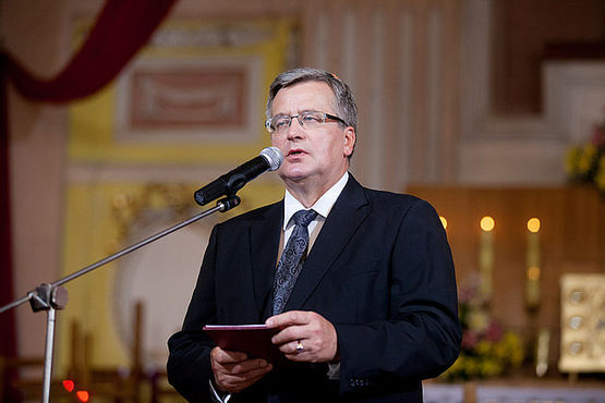 Президента встретили яйцами