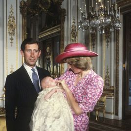 Принц и принцесса Уэльская с принцем Уильямом