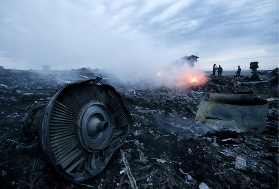 Над Украиной сбит Boeing 777