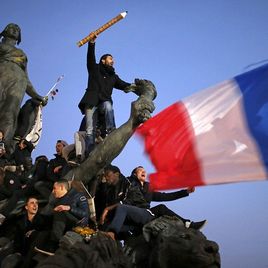 В Париже на акцию вышли более 1,6 млн человек.