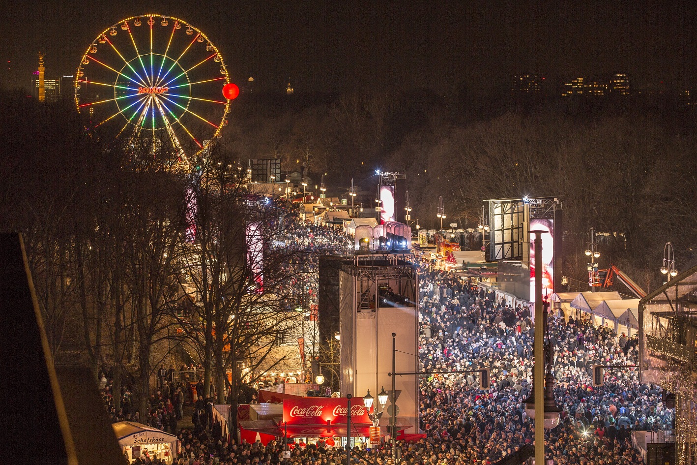 Новый год в центре Берлина © visitBerlin, Photo: Wolfgang Scholvien