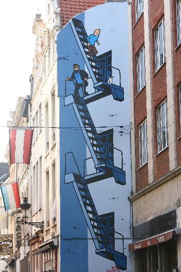 Tintin, Rue de l’Etuve. Bruxelles.be