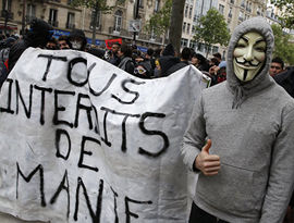 Французы против трудовой реформы Французы против трудовой реформы