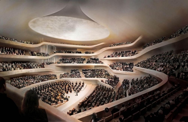Здание Гамбургской филармонии Elbphilarmonie © Herzog & de Meuron