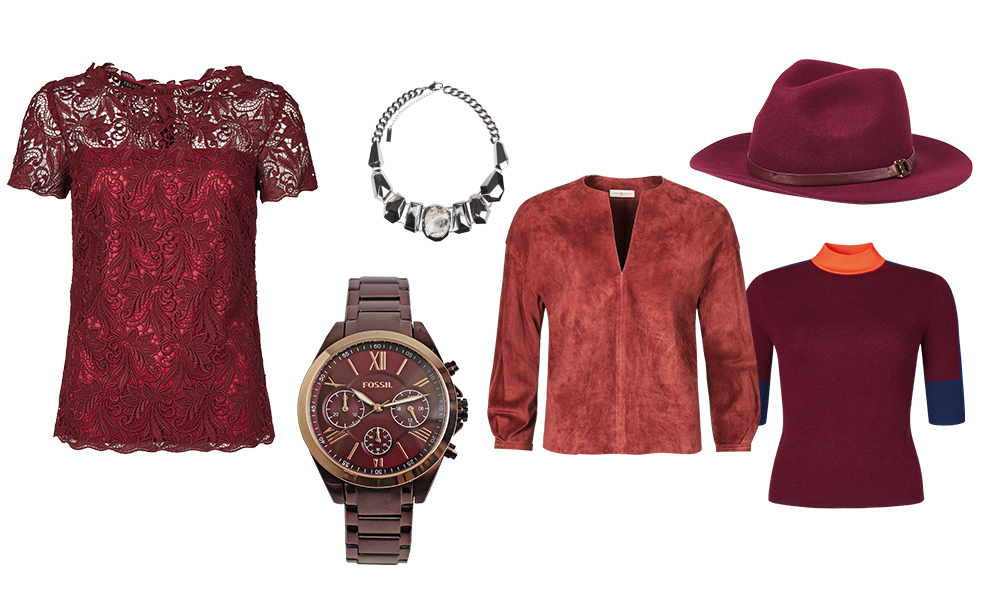 Блузка Escada € 599 (старая цена €919); часы Fossil €132 (старая цена €189); колье Swarovski €209 (старая цена €299); блузка Tory Burch €192 (старая цена €960); шляпа Tory Burch €119 (старая цена €180); водолазка Tory Burch €199 (старая цена €300)