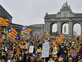 Брюссель в цветах Каталонии Брюссель в цветах Каталонии