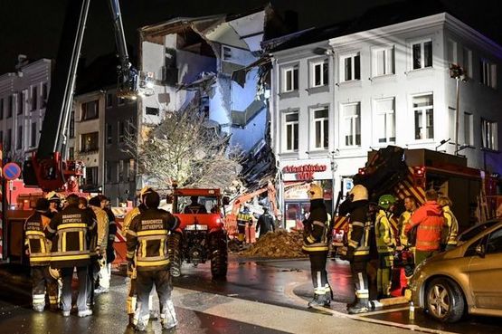 Взрыв дома в Антверпене